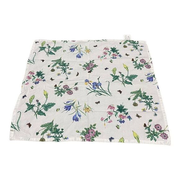 Quilted Spring Botanical Placemats + Napkins Butterflies Vintage Floral Set Of 4 - Picture 6 of 8